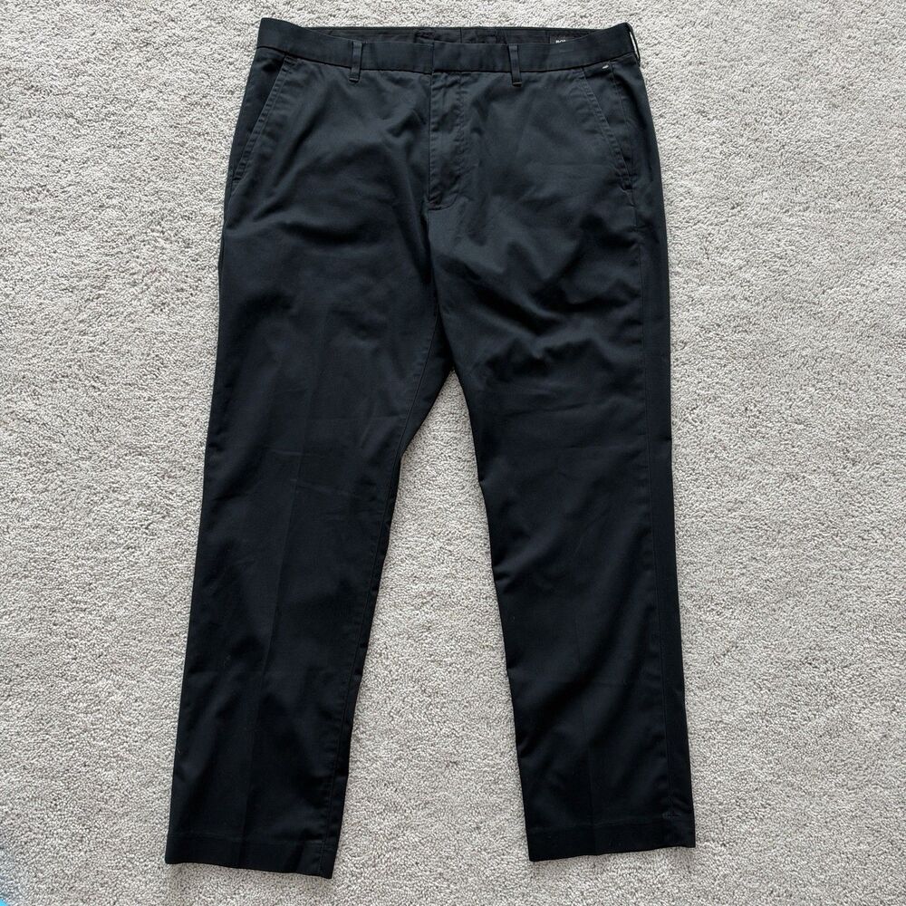 Bonobos Dress Pants Mens 36x30 Black Slim Fit Tuesday Weekday Warrior